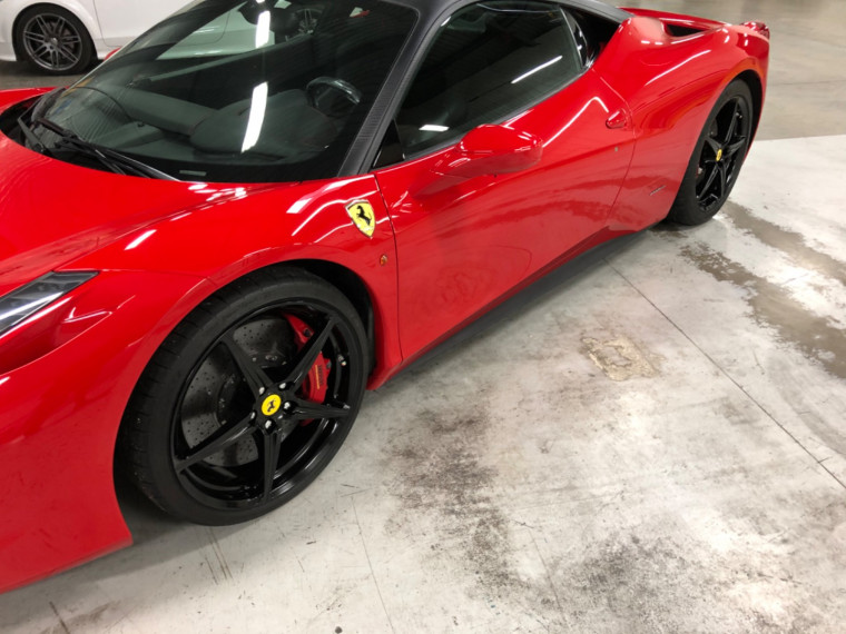 Peinture block avant, jante et diffuseurs Ferrari 458 italia