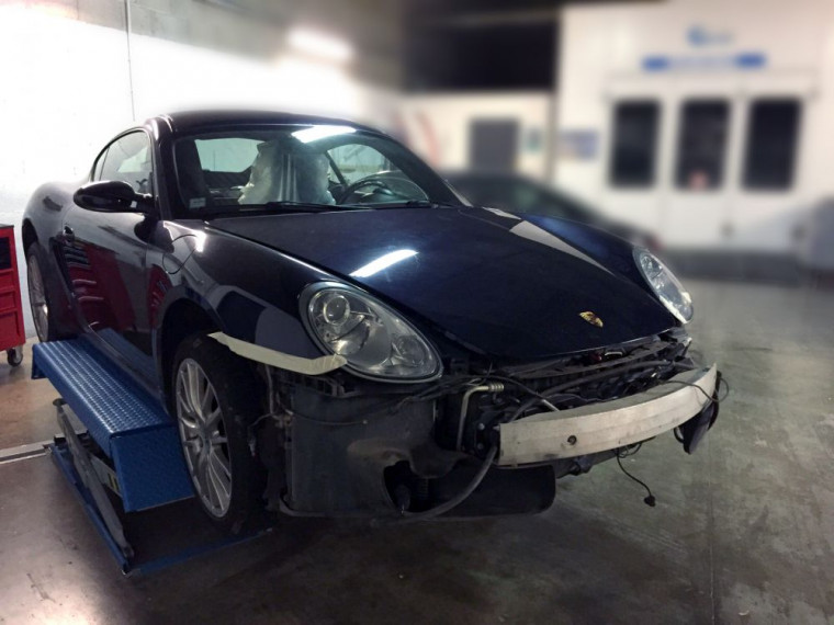 Peinture bouclier avant Porsche Cayman