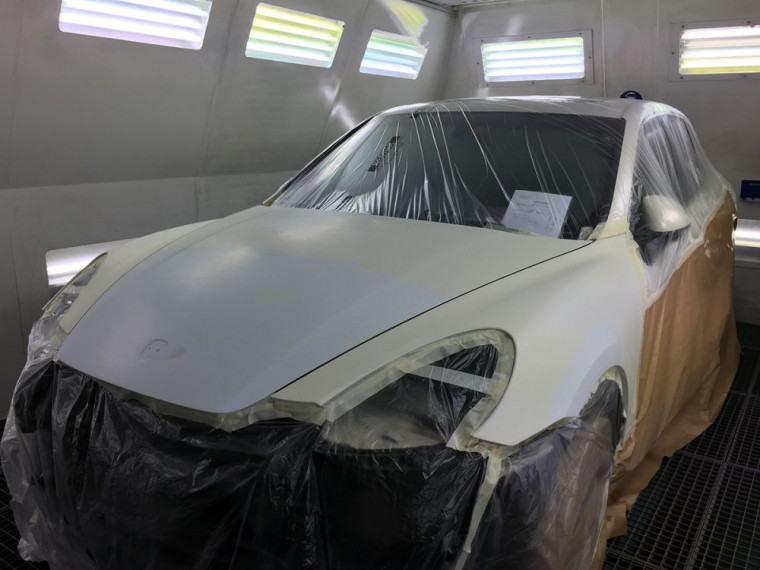 Peinture block avant + jantes Porsche Cayenne 2