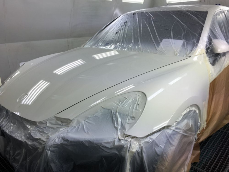 Peinture block avant + jantes Porsche Cayenne 2