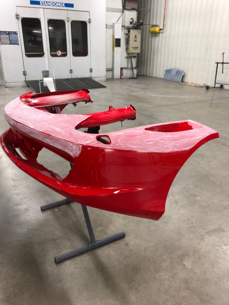 Peinture block avant, jante et diffuseurs Ferrari 458 italia