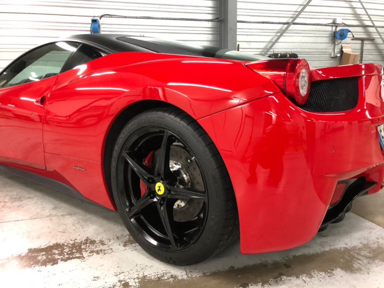 Peinture block avant, jante et diffuseurs Ferrari 458 italia