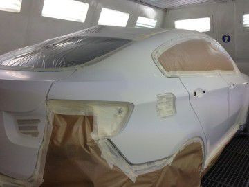 Peinture complète blanc intégral BMW X6