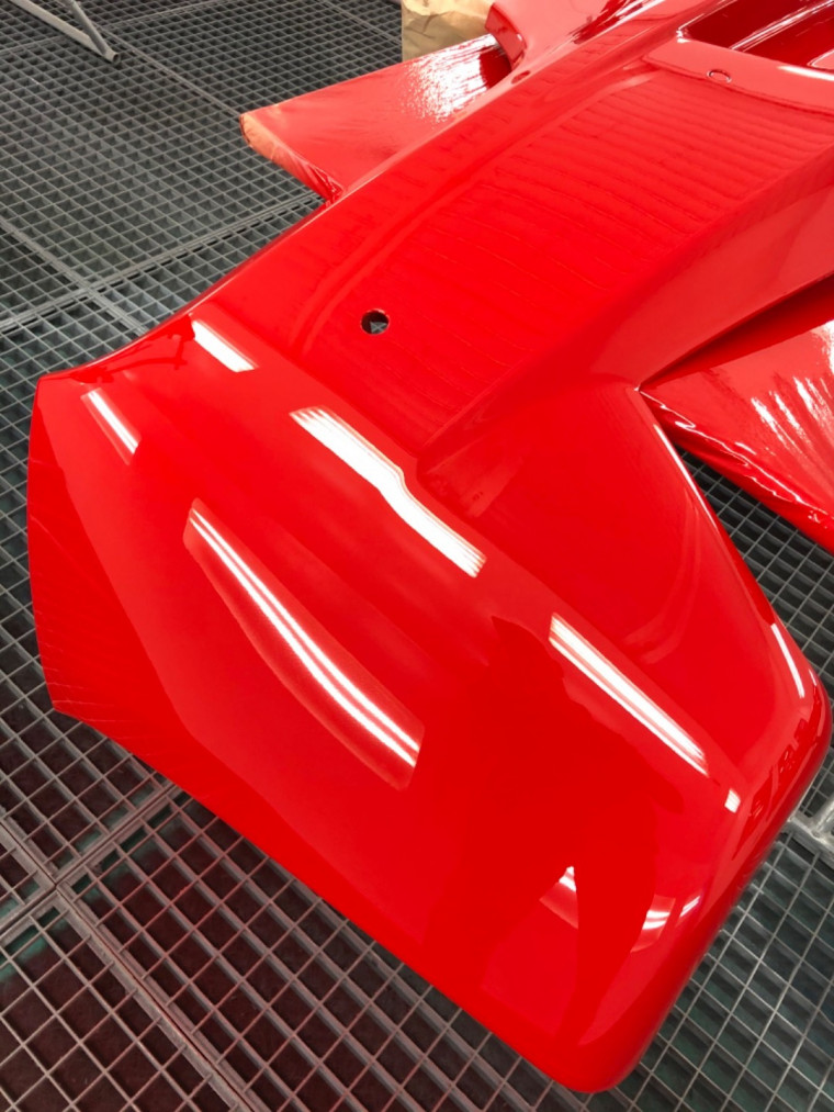 Peinture block avant, jante et diffuseurs Ferrari 458 italia